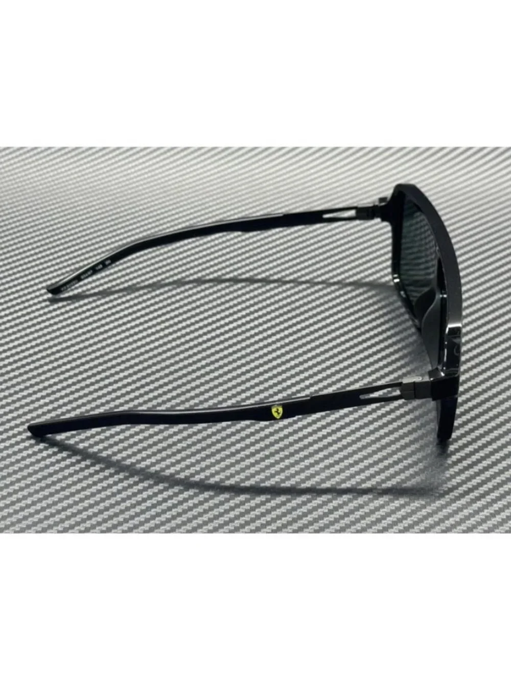 New Ferrari Men Shiny Black Sunglasses 63-21-145